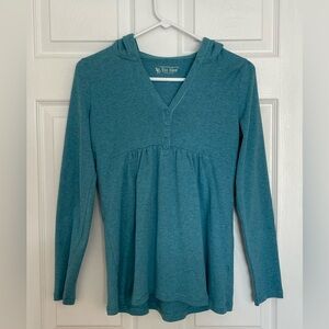 Victoria’s Secret hooded henley-style long-sleeve shirt